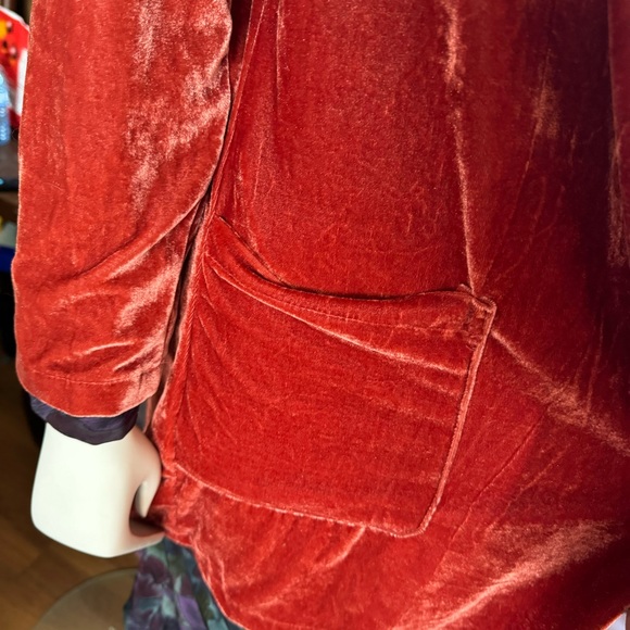 Boho Velvetish Kimono Style Top - Picture 5 of 9